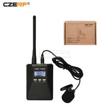 CZE-T200 CZERF PLL Stereo FM Transmitter 0-0.2W MONO MINI Radio Broadcast Station by 1000mAh Battery For Meeting/Tourism/Campus 2024 - buy cheap