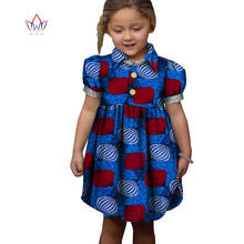 Ropa Africana Dashiki África para niños, vestido de Ankara, vestido de princesa para niña con estampado Bazin, Vestidos para niñas WYT557 2024 - compra barato