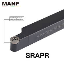 MANF CNC 16mm 25mm SRAPR-2020K08 External Turning Tools holder RPMT08 Inserts Lathe Cutter Clamped Steel Tool lathe Turning Tool 2024 - buy cheap