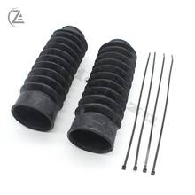 ACZ Front Rubber 49MM Black Motorcycle Gator Fork Tubes Boots for Harley Davidsion Softail Dyna Wide Glide 2024 - buy cheap