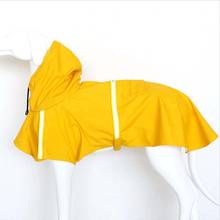 pet supplies dog clothes big dog waterproof poncho pet reflective strip dog raincoat 2024 - buy cheap