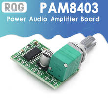 PAM8403 5V Power Audio Amplifier Board 2 Channel 3W W Volume Control / USB Power 2024 - buy cheap