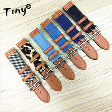 Wholesale 50Pcs/Lot 22mm Genuine Leather Watch Band Watch Straps New Style 6 Colors Available -2020011401 2024 - buy cheap