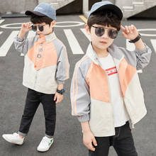 Children's Spring Jackets for Boy Fashion Windbreaker for Boy Zipper Outwear Trench Coat Kids Fall Clothes for Spring 2021 New 2024 - buy cheap