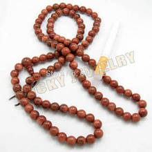 6mm Tibet Buddhism 108 Gold sandstone Prayer Bead Mala 2024 - buy cheap