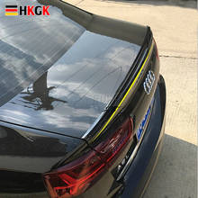 For Audi A6 C7 2012 2013 2014 2015 2016 2017 2018 Rear Trunk Spoiler ABS Material Primer Color Car Tail Wing Decoration For C7 2024 - buy cheap