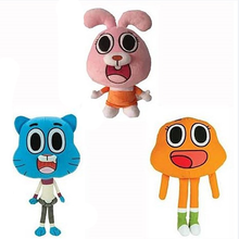 25cm Amazing World Gumball Plush Toys Gumball Anais Darwin Cartoon Plush Stuffed Dolls Toy Children Baby Birthday Gifts 2020 New 2024 - buy cheap