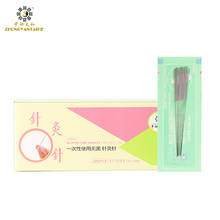 Zhongyan taihe-agulhas de acupuntura estéril descartáveis, agulhas de massagem de beleza sem tubo 2024 - compre barato
