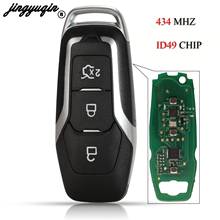 jingyuqin 3 Buttons For Ford Mondeo Edge S-Max Galaxy 2014-2018, DS7T-15K601-D Smart Card Remote Car Key 434MHz ID49 Chip 2024 - buy cheap