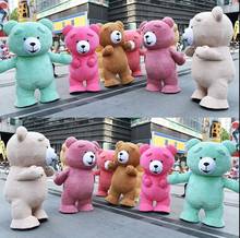 Outdoor Teddy Bear Inflatable Mascot Costume Suits Cosplay Party Dress Outfits Advertising Carnival Halloween Birthday Party S4 2024 - buy cheap