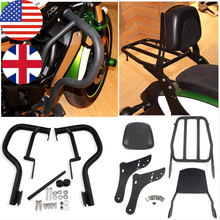 Barra de protección de motor de motocicleta, portaequipajes trasero, respaldo para Kawasaki Vulcan S 650, VN650, EN650, 2015-2021 2024 - compra barato