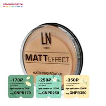Пудра для лица LN Professional Matt effect матирующая  12г в ассортименте 2024 - купить недорого