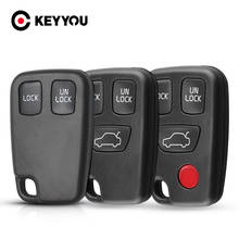 KEYYOU-carcasa para mando a distancia de coche, reemplazo de 3 + 1 botones, para Volvo XC70, XC90, S40, S60, S70, S80, S90, V40, V70, V90, C70, nuevo 2024 - compra barato