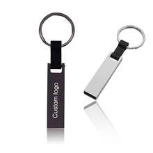 USB Flash Drive 64GB 128GB Pen Drive 32GB 16GB 8GB USB Flash Pendrive Memory USB Stick 64 Gb Cle Usb Disk with Key Ring LOGO 2024 - buy cheap