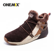 ONEMIX Winter Waterproof Hiking Boots Outdoor Slip-on Sport Shoes Increase Height Trekking Mountain Walking Climbing Sneakers 2024 - buy cheap