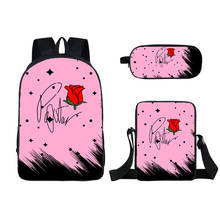 Рюкзак с 3D принтом Payton Moormeier, шт./компл. PYTN, 16 дюймов, школьные сумки с сетчатым принтом красного цвета Mochia для девочек-подростков, женские дорожные сумки 2024 - купить недорого