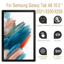 9H Tempered Glass Screen Protector for Samsung Galaxy Tab A8 10.5 SM-X200 SM-X205 2021 Tablet Anti-fingerprint Protective Film 2024 - compre barato