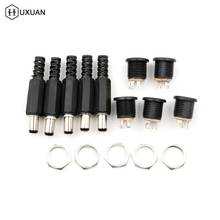 10 pcs 12V 3A Plastic Male Plugs + Female Socket Panel Mount Jack DC Power Connector Electrical Supplies 2024 - buy cheap