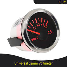 52mm Universal 2" Voltmeter Voltage Volt Gauge 8-16V 16-32V 8-32V with Red Backlight for Car Boat Truck 2024 - buy cheap