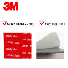 3M VHB 4991 50mm x 50mm 2,3mm almohadilla gris gruesa cinta adhesiva de tejido de doble recubrimiento, la mejor cinta de montaje de espuma 2024 - compra barato