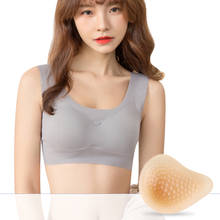 ONEFENG-Punto de masaje transpirable para mujer, prótesis de silicona con forma de espiral para el cáncer de mama, para mastectomías, KVS 2024 - compra barato