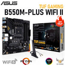 ASUS TUF GAMING B550M-PLUS WIFI II Новый Micro-ATX B550M AMD B550 DDR4 4800(OC) МГц 128G M.2 USB 3,2 настольная розетка AM4 ЦП Новый 2024 - купить недорого