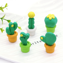 5 Pcs Cute Cactus Eraser Set Kawaii Pencil Eraser Accessories Korean Stationery Office School Supplies Papeleria 2024 - buy cheap