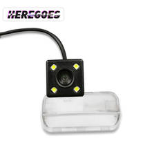 Cámara de visión trasera impermeable para coche, dispositivo CCD de visión nocturna, 4LED, para Peugeot 206, 207, 307, 407, sedán, Toyota, Camry Verso, 2012, Vios, 2014 2024 - compra barato