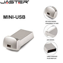 JASTER Mini USB Flash Drive Eagle custom logo Pen Drive Black Metal Memory Stick Silver Water proof Pendrive 32GB 64GB U Disk 2024 - buy cheap