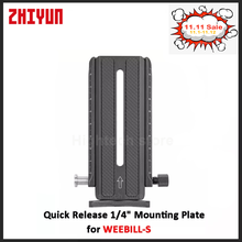 ZHIYUN Official Quick Release 1/4" Mounting Plate for WEEBILL S/ WEEBILL LAB Gimbal Handheld Stabilizer CR110-Plate 2024 - buy cheap