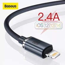 Baseus USB C Cable For iPhone 13 12 11 Pro Max X 8 7p 2.4A IPhone Cable Fast Charging Mobile Phone Data Cable For iPad Wire Cord 2024 - compre barato