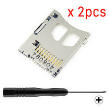 Piezas de Repuesto tarjeta Memory Stick Duo ranura + Cruz Destornilladores para PSP 1000/2000/3000 2024 - compra barato