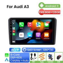 Android 2G + 32G Автомобильная фотомагнитола для Audi A3 S3 2003-2012 RS3 автомобильное радио WIFI BT мультимедиа 2024 - купить недорого
