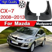 Для Mazda CX7 CX-7 2008-2013 Автомобильные задние передние брызговики крыло вспышки Брызговики 2009 2010 2011 2012 2 шт 2024 - купить недорого