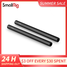 SmallRig DSLR Camera Rail Rod 2pcs 15mm Rail Black Aluminum Alloy Rod(M12-25cm) 10inch 1052 2024 - buy cheap