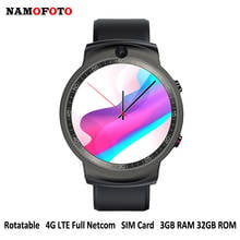 4G Smart Phone Watch 8MP Camera Rotatable 3GB RAM 32GB ROM 1280mAh 1.6 Inch Men Women Waterproof Sim Card Video Call Smartwatch 2024 - buy cheap