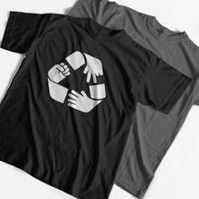 Мужская хлопковая футболка COOLMIND, свободная футболка с круглым вырезом, футболка с коротким рукавом, 100% хлопок 2024 - купить недорого
