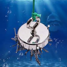 1PC Super Strong Neodymium Magnet Pot Fishing Salvage Magnet Equipment Holder Pulling Mounting Pot With Ring Sea Fishing Magneti 2024 - купить недорого