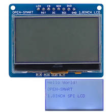 Placa de fuga lcd para arduino, 3.3v 1.8 polegadas 128*64 serial spi, monocromática, módulo de placa de fuga para arduino 2024 - compre barato