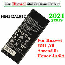 2021 HB4342A1RBC For Huawei Y5II Y5 II 2,Ascend 5+,Y6,Honor 4A SCL-TL00,Honor 5A LYO-L21 Phone Battery 2200mAh High Capacity 2024 - buy cheap