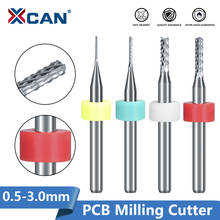 XCAN Corn Engraving Cutter  0.5-3.0mm Carbide End Milling Cutter CNC Router Bits End Mill for PCB Machine 2024 - buy cheap