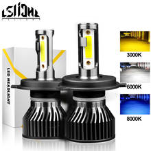 LSlight 9008 H13 LED Headlight Bulbs HI/LO H4 9004 9007 6000K Car Headlamps H1 H3 H7 H11 9005 9006 9012 Auto Fog Light MINI Lamp 2024 - buy cheap