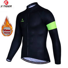 X-tiger-Ropa térmica de invierno para Ciclismo, Jersey polar Profesional para mantener el calor, para bicicleta de montaña y MTB 2024 - compra barato