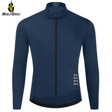 WOLFBIKE-Camiseta de ciclismo reflectante para hombre, ropa deportiva de manga larga, secado rápido, antisudor, transpirable, para bicicleta de montaña 2024 - compra barato