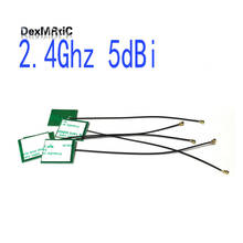 2 PCS 2.4 Ghz 5dbi PCB antena interna OMNI wifi IPX para IEEE802.11b/g/n WLAN wifi Sistema antena para laptop 2024 - compre barato
