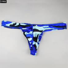 Gay Men Underwear Thong Sexy Bikini Camouflage Underwear Bulge Pouch G String Jockstrap Hombre Briefs Lingerie 2024 - buy cheap