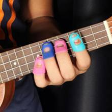 4 unids/set S/M/L Tamaño de cuerda de guitarra dedo Protector para punta del dedo de la mano izquierda de protección de dedo de prensa accesorios de guitarra 2024 - compra barato