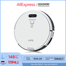 ILIFE V8 Plus Robot  and Mop ,Water Tank,750MLdust box, Restricted Area Mapping,Sweeping and Mopping Smart Home 2024 - buy cheap