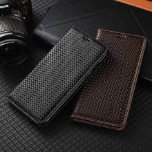 Luxury Genuine Leather Magnetic Flip Cover Case For Samsung Galaxy M42 M01S M02S M10S M30S M40S M60S M80S M11 M12 M21 M62 M31S 2024 - buy cheap