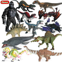 Oenux модель Юрского периода большой орангутан сайхания индоминус Рекс мосазавр модели животных ПВХ игрушки для детей подарок 2024 - купить недорого